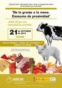 Cartel charla Adicae